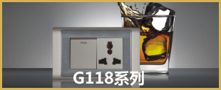 不銹鋼拉絲面板開(kāi)關(guān)G118系列